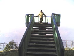 The watch tower at the panoramic scenic beauty