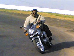 Thats my hobby.... zipping at curves in my PULSAR